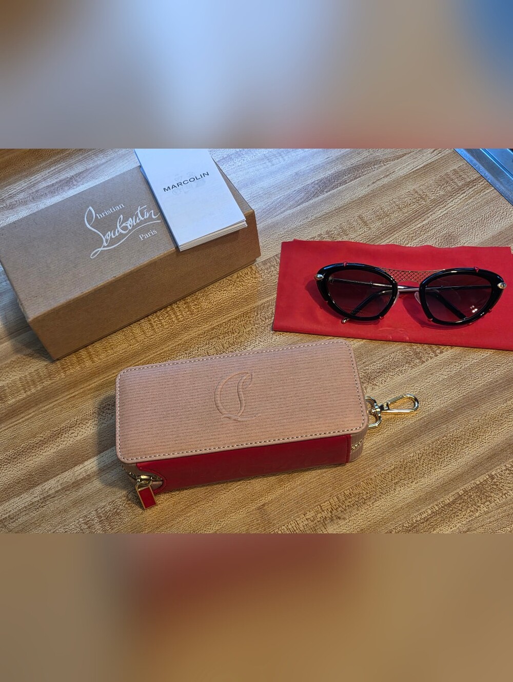 Christian Louboutin NWT SUPER RARE Sunglasses Full Inclusion